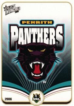 2006 Select Invincible #111 Penrith Panthers Logo Front